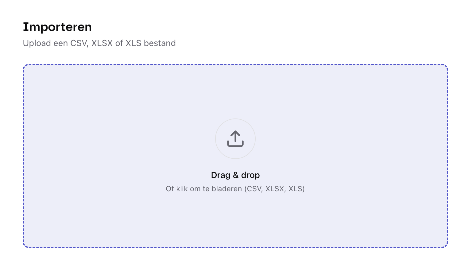 Importeer al je beleggingen in een paar seconden